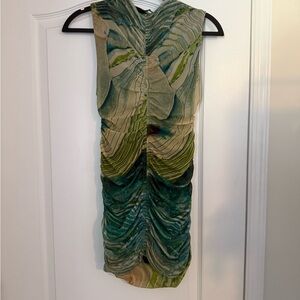 Zara Multicolor Swirl Mini Dress